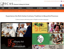 Tablet Screenshot of florenceculinaryschool.com